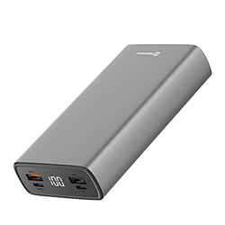 Powerbank 20W USB-C Power Delivery et USB Quick Charge 20000mAh Swissten Gris 