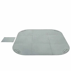 Lay-Z-Spa Bâche de sol de piscine Gris 216x216 cm 10 pcs pas cher