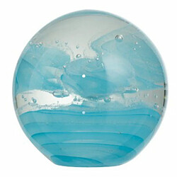 Paris Prix Presse-Papier Design en Verre Cyclone 12cm Bleu 