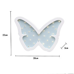 Avis Universal Lanterne papillon Lampe en bois, Lampe lumineuse pour dormir, Décoration murale peu profonde d'humeur pour la chambre/salon, (violet)