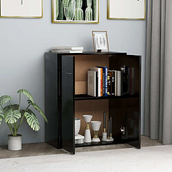 Avis Maison Chic Buffet,Meuble de Rangement,commode pour salon,Cuisine Noir 60x30x75 cm Aggloméré -MN55356