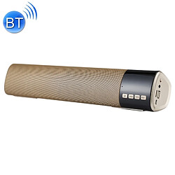 Wewoo Enceinte Bluetooth or V3.0 + haut-parleur stéréo EDR avec écran LCD, MIC intégré, Appels mains-libres de soutien et carte TF AUX IN, Distance: 10m