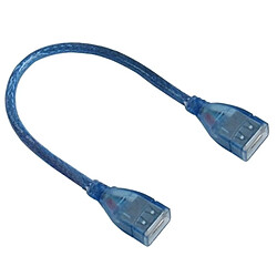 Wewoo Câble bleu USB AF vers AF, Longueur: 30cm