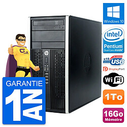 PC Tour HP Compaq Pro 6300 CMT Intel G630 RAM 16Go Disque 1To Windows 10 Wifi · Occasion 