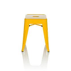 Tabouret VANTAGGIO métallique jaune hjh OFFICE 