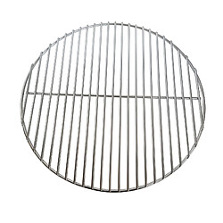 Grille de cuisson en acier inoxydable (classe 201) avec un diamètre de 46,5 cm pour barbecue Kamado (comme le grand Big Green Egg, Kamado Joe Classic) et barbecue sphérique. 