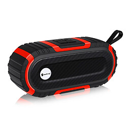 Wewoo Enceinte Bluetooth NR5016 Haut-parleur portable sans fil Stéréo Son 10W Système Musique Subwoofer ColonneCarte de Soutien TFFM Rouge 