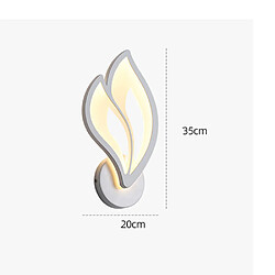 Stoex Applique Murale Led, Applique Murale Créative, Applique Murale Moderne en Acrylique Pour Chambre À Coucher, Couloir, Salon, Bureau - Blanc Chaud pas cher