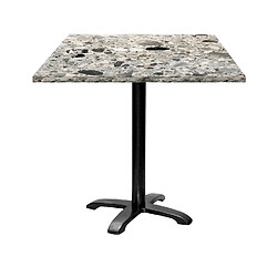 Restootab Table 70x70cm - modèle Bazila terrazzo cepp