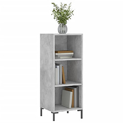 Avis Maison Chic Buffet,Meuble de Rangement,commode pour salon,Cuisine gris béton 34,5x32,5x90 cm bois d'ingénierie -MN21207