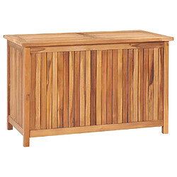 Helloshop26 Coffre boîte meuble de jardin rangement 90 x 50 x 58 cm bois de teck solide 02_0013054