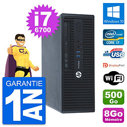 PC HP ProDesk 400 G3 SFF Intel i7-6700 RAM 8Go Disque Dur 500Go Windows 10 Wifi · Occasion 