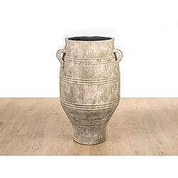 Vase de sol Alexandra House Living Beige Céramique 60 x 100 x 60 cm