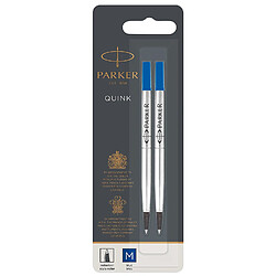 Parker 1950327 recharge pour stylos Bleu Moyen 2 pièce(s)