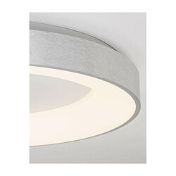 NOVA LUCE Plafonnier RANDO THIN Argent Brossé LED 50 W