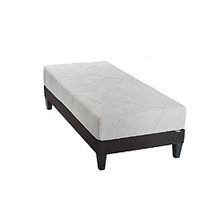 Olympe Literie Ensemble Oslo Ensemble OSLO 90x200 cm | Matelas Mémoire de forme + Sommier Bois