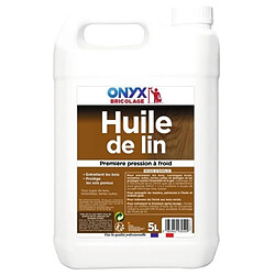 Onyx Huile de lin bidon de 5 litres