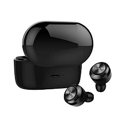 Avis Justgreenbox Écouteurs TWS BT 5.0 Mini écouteurs intra-auriculaires stéréo sans fil, Noir