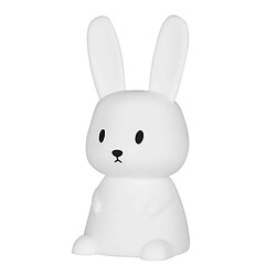 Universal Lapin Nightlight Baby Touch 7 Colors | USB Rechargeable Peut Timer Nightlight Lampe Décorative pour Enfants Décoration de Noël Chambre d'Enfants Cadeau d'Anniversaire, (Blanc) 