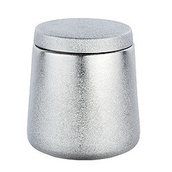 WENKO Pot de rangement salle de bain design Glimma - Argent