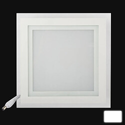 Wewoo Dalle LED Lumière carrée blanche de 18W LED, flux lumineux: 1480lm, taille: 19.8cm x 19.8cm x 3.5cm 