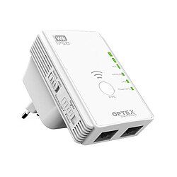 Répéteur de signal Wi-Fi 750 Mbs Optex 725829 - Double bande fréquence 2,4GHz & 5GHz Point d’accès 750 Mb/s