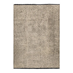 Thedecofactory VENICE - Tapis en coton et polyester lavable tissé plat gris 160x230