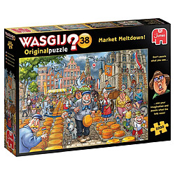 Jumbo Spiele- Wasgij Original 38-Market Meltdown-1000 Teile NEU Puzzle, 25010, Multicolore pas cher