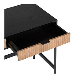 Acheter But Bureau 2 tiroirs ISAK noir et imitation chêne