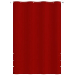 vidaXL Écran de balcon Rouge 160x240 cm Tissu Oxford