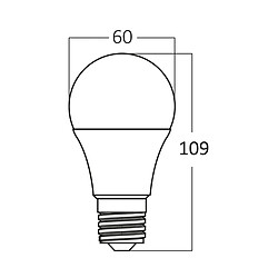 Avis BRAYTRON Le lot de 10 ampoules LED A60 9W (Eq. 60W) E27 6500K