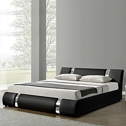 Meubler Design Ensemble Matelas Sommier Coffre Noir 160 Nova