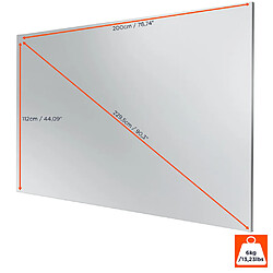 Cadre mural celexon Expert PureWhite 200 x 112 cm