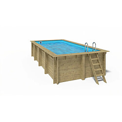 Avis PISCINE RAINURÉE LANGUETTE RECT. ELLY SWIMWOOD ELLY 620 x 299 x 131 cm BOIS