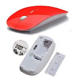 Avis Souris Ultra Plate pour PC ACER Sans Fil USB Universelle Capteur Optique 3 Boutons Couleurs (ROUGE)