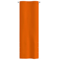 vidaXL Écran de balcon Orange 80x240 cm Tissu Oxford