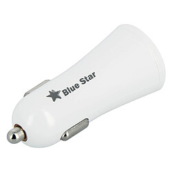 Acheter Bluestar Chargeur Voiture Allume Cigare USB 2A Charge Rapide LED Lumineux Blue Star Blanc