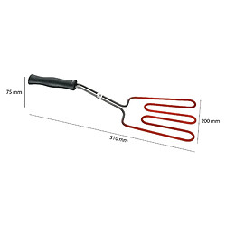 Acheter Démarreur de Barbecue Électrique, Émission Minimale de Fumée, prêt pour le Charb, 800, Argent, Clatronic, EGA 3404