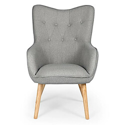 Paris Prix Fauteuil Scandinave Aimee 67cm Gris Clair