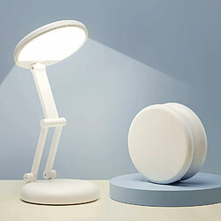 Vendos85 Lampe de Bureau sans Fil Portable & Pliable blanc 