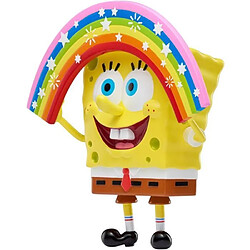 Auldey Figurine Bob l'Eponge de collection - Taille 20 cm - Masterpiece MEMES - Rainbow SpongeBob