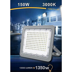 Tradex LED FLOODLIGHT OUTDOOR IP65 GREY LIGHT 6500K 4000K 3000K FS150W-G5 150w Led Floodlight Outdoor Ip65 Grey Light 6500k 4000k 3000k Fs150w-g5 -blanc Chaud-