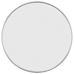 Maison Chic Miroir mural | Miroir Décoration pour Maison Salle de Bain Argenté 40 cm Rond -GKD15398