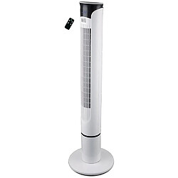 Black & Decker Ventilateur colonne 100cm 45w 3 vitesses blanc - bxeft49e - BLACK+DECKER 