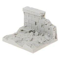 1/35 soldat ville ruines base de mur de base dalles modèle de base pour mini table de sable