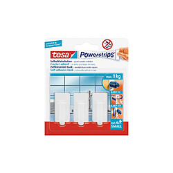 Tesa 57533-00104-00 Powerstrips 3 mini crochets ovales