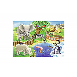 Puzzles 2 x 12 pièces Ravensburger Les animaux du zoo