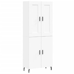 Maison Chic Buffet,Meuble de Rangement,commode pour salon,Cuisine Blanc 69,5x34x180 cm Bois d'ingénierie -MN56163