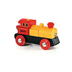 Brio World Locomotive a pile Bi-directionnelle Jaune Accessoire lumineux Circuit de train en bois - Ravensburger - Des 3 ans - 3