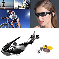 Acheter GUPBOO Lunettes de soleil d'équitation de vélo 4.0 Casque compatible Bluetooth Lunettes de sport de plein air intelligentes Téléphones intelligents sans fil avec M